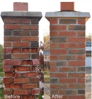 Before and After Chimney Repairs