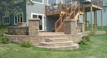 Beautiful Patios Completed by BMF Masonry