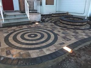 Patio Installation with Firepit in Saddle Brook, NJ (2)