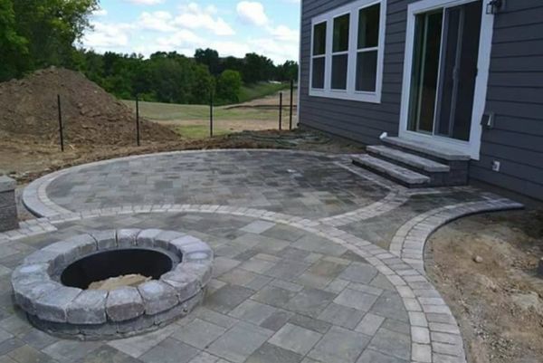 Patio with Fire Pit in Saddle Brook, NJ (1)