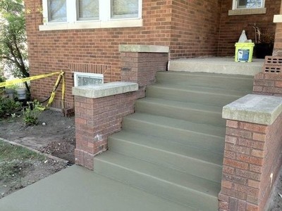 Cement Steps in Bergenfield, NJ (1)
