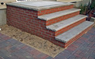 Brick Steps by BMF Masonry (1)