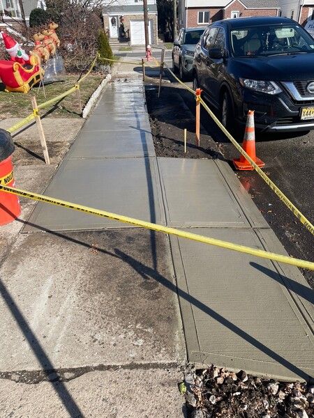 Sidewalk Installation in Saddle Brook, NJ (1)