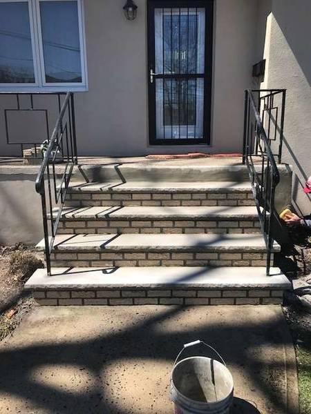 Front Entryway Steps Installed in Hoboken, NJ (1)
