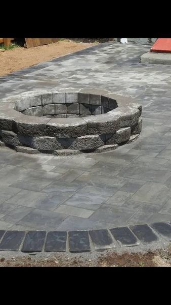 Patio with Fire Pit in Saddle Brook, NJ (1)